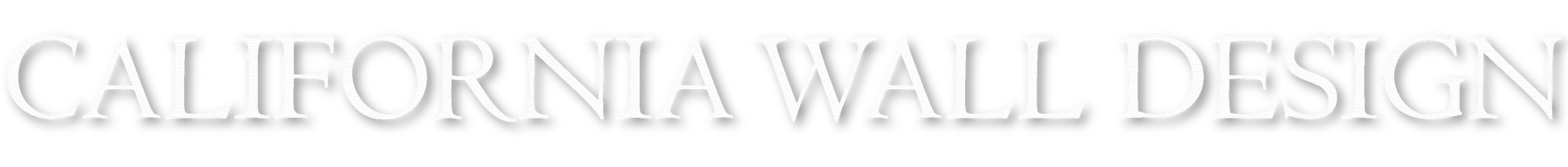 California Wall Design LOGO