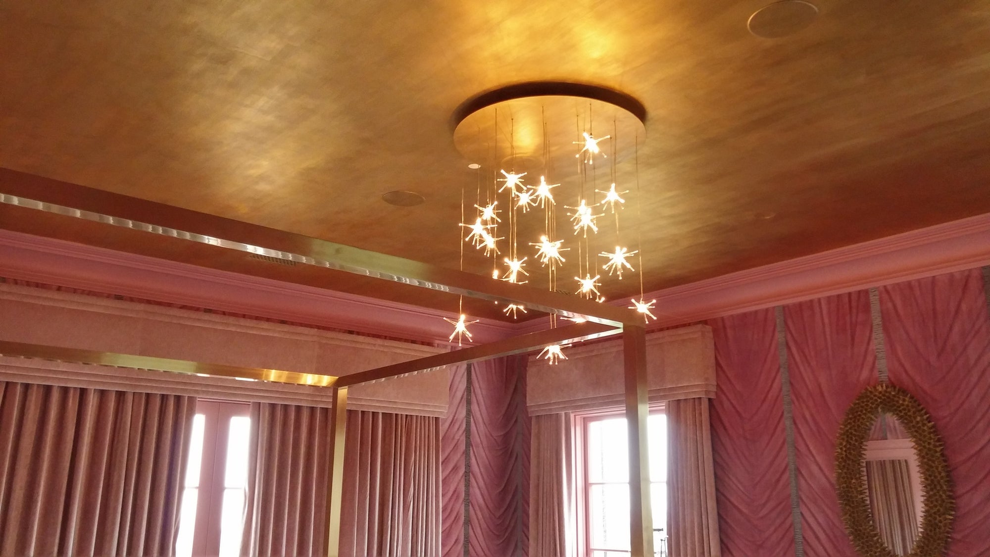 Beverly Hills Mansion - Faux Walls and Gold Leaf Ceiling