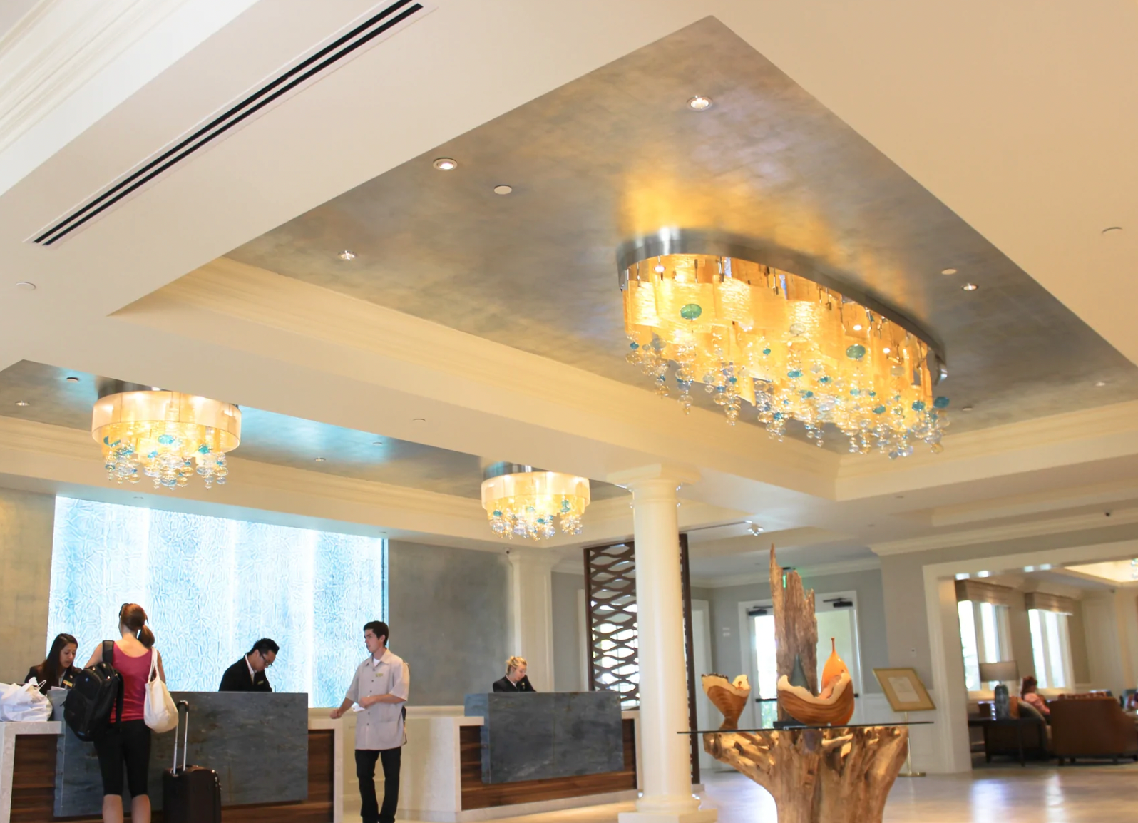 Silver Leaf Ceiling Beverly Hills
