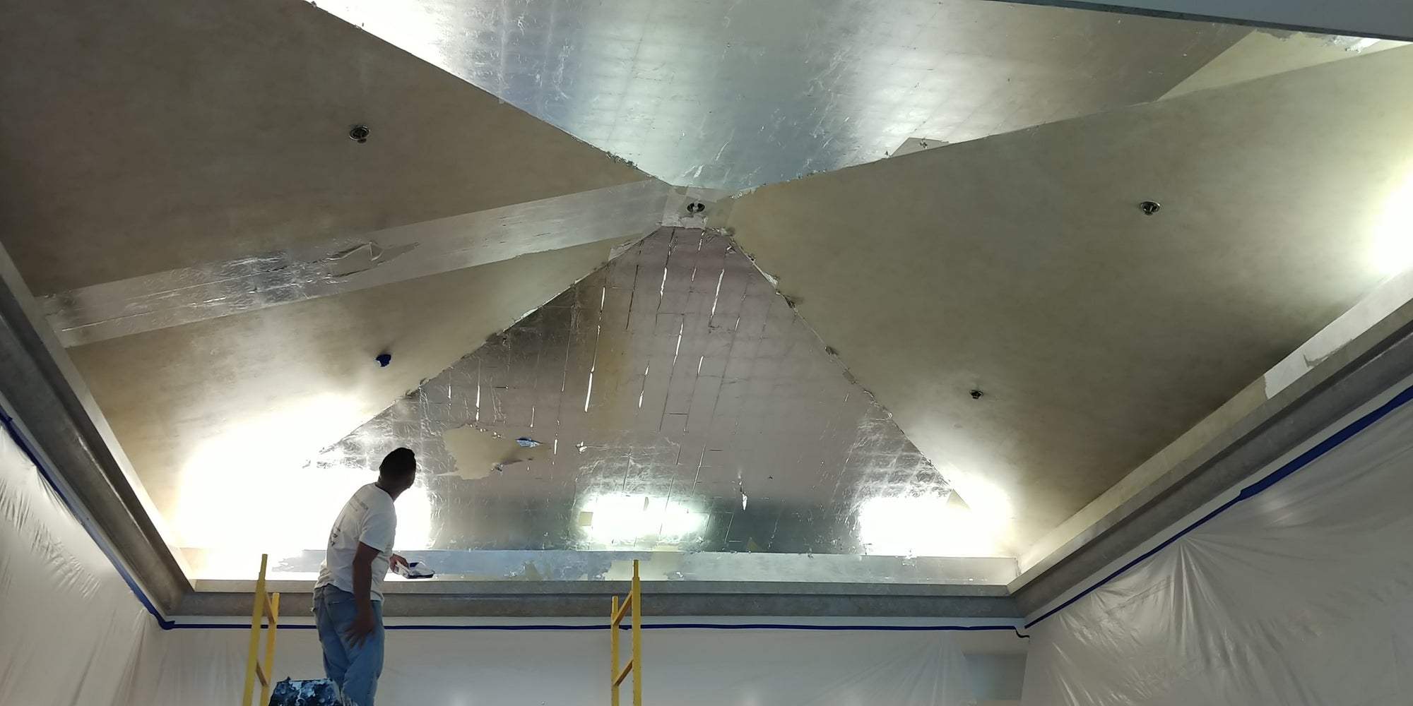Silver Leaf Ceiling Hollywood