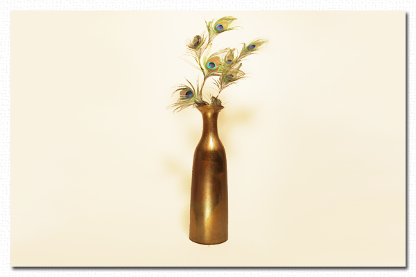 Gold Leaf Vase